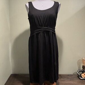 Black Sleeveless Carole Little Dress